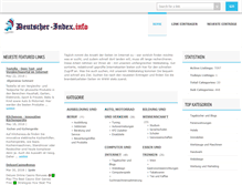 Tablet Screenshot of deutscher-index.info